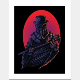 plague doctor Posters and Art